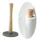 thumbnail image 3 of Soporte de papel de cocina perfecl moderno estante de almacenamiento gris portarrollos de papel, 3 of 8
