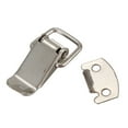 thumbnail image 5 of 2X Silver Tone Metal Toggle Draw Latch Straight Loop Catch 1.6 inch, 5 of 5