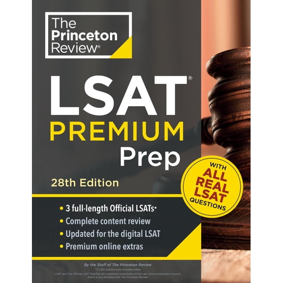 Pre-Owned Princeton Review LSAT Premium Prep, 28th Edition: 3 Real LSAT PrepTests + Strategies and Review + Updated for the New Test Format