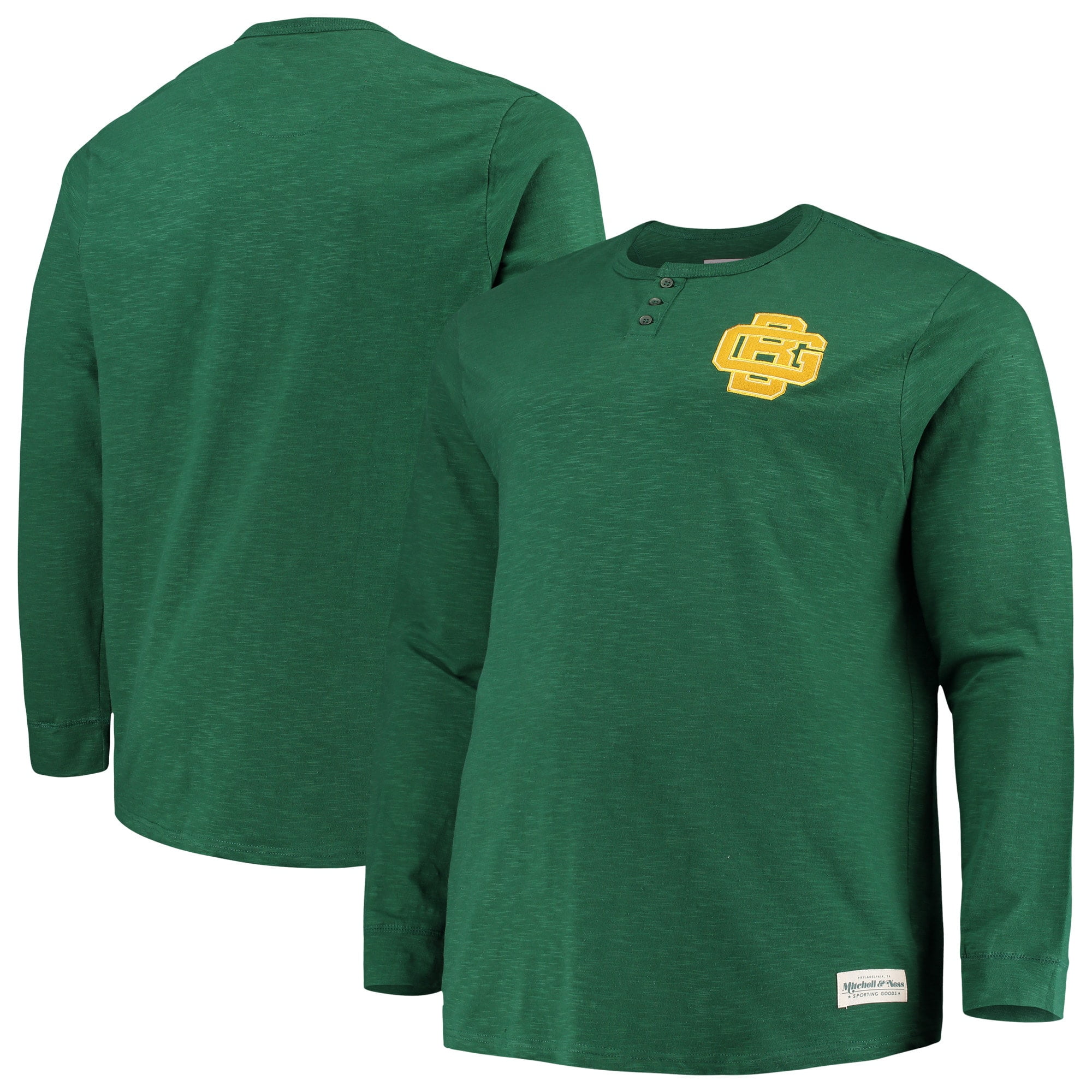 green bay packers henley shirt