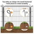 thumbnail image 5 of 32-Inch 6 Panel Heavy Duty Portable Pet Playpen Dog Exercise Pen Cat Fence Crate Cage Kennelwith Door Puppy Rabbits Play Pen,Outdoor/Indoor,Black, 5 of 5