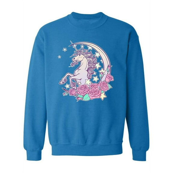 Unicorn Beautiful Design. Sweatshirt Women -Image by Shutterstock, Female 3X-Large