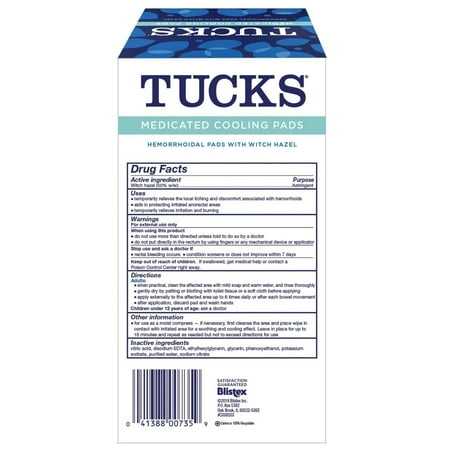 Tucks Medicated Cooling Pads (200 Count)