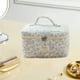 thumbnail image 4 of Bolsa de Viaje Ganfancp para Mujeres Cosméticos Impermeable Estampado de Rombos Multifuncional, 4 of 6