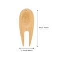 thumbnail image 2 of Supvox Outdoor Golf Activities Golf Divot Repair Tool Khaki 16pcs, 2 of 6