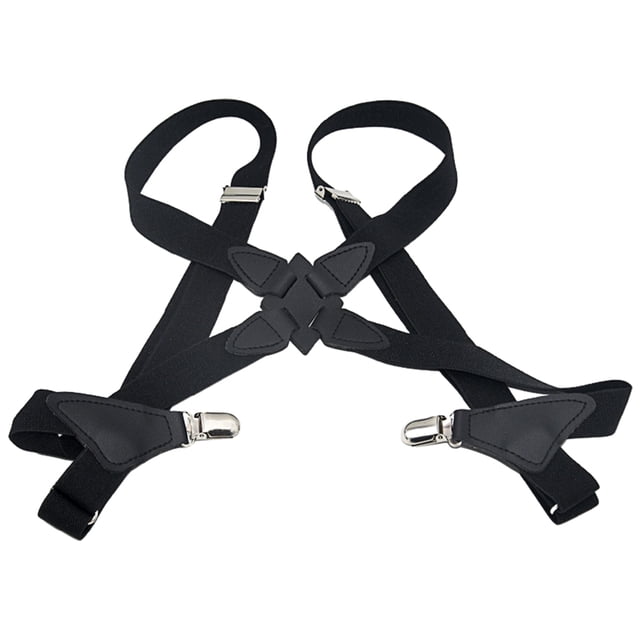 Moyic Tirantes ajustables negros para caballeros, tirantes artesanales duraderos y exquisitos, tirantes ajustables para fiesta Almacenamiento y organización del hogar