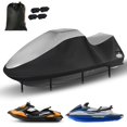 thumbnail image 1 of Funda para moto acuática GRABADO, duradera, 420D, impermeable, para 2 o 3 plazas, 1 of 7