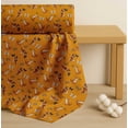 thumbnail image 4 of Soimoi Orange Cotton Cambric Fabric Insect & Cat Animal Printed Fabric 1 Yard 56 Inch Wide, 4 of 7