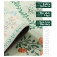 thumbnail image 4 of ChakmeOne Washable Rug for Bedroom Floral Rug,5x7 Area Rug, Non-Slip Low Pile Thin Indoor Area Rug for Dining Room, Nursery, Office, and Living Room, 4 of 9