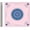 Pink, variant on American Mahjong Mat with Rules for Mah Jongg, 31.5 x 31.5 in Foldable Table Mat, Non Slip Rubber Backing, Noise Reducing Surface for Tiles and Racks, Raspberry Pink Stripe