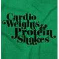 thumbnail image 2 of Cute Cardio Weights Protein Shakes Hoodie Sweatshirt Women Brisco Brands L, 2 of 6