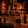 thumbnail image 7 of Toodour Orange Halloween Lights, 25ft 100 Count Incandescent Halloween String Lights, UL Certified Connectable Mini Bulbs Orange String Lights for Home, Garden, Porch, Halloween Party Decorations, 7 of 7