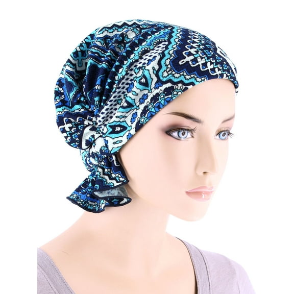 The Abbey Cap in Bali Blue