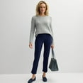thumbnail image 4 of Women's Jaclyn Smith Slim Ponte Pants Color: Blue Size: MEDIUM, 4 of 4