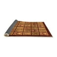 thumbnail image 2 of Ahgly Company Indoor Rectangle Abstract Orange Modern Area Rugs, 3' x 5', 2 of 4