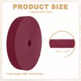 thumbnail image 2 of Uxcell Sewing Elastic Bands, High Elasticity Elastic Cord Flat Stretch Straps Knit Elastic Spool Burgundy 13/16" x 11 Yard, 2 of 7