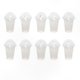 thumbnail image 3 of 100 Pack 500ml Clear Plastic Cups with Dome Lids and Hole, Ideal for Beverages, 3 of 5