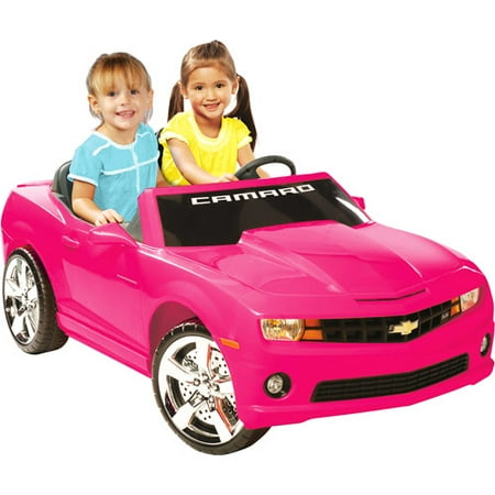 Kid Motorz Chevrolet Camaro 12-Volt Battery-Powered Ride-On, Pink