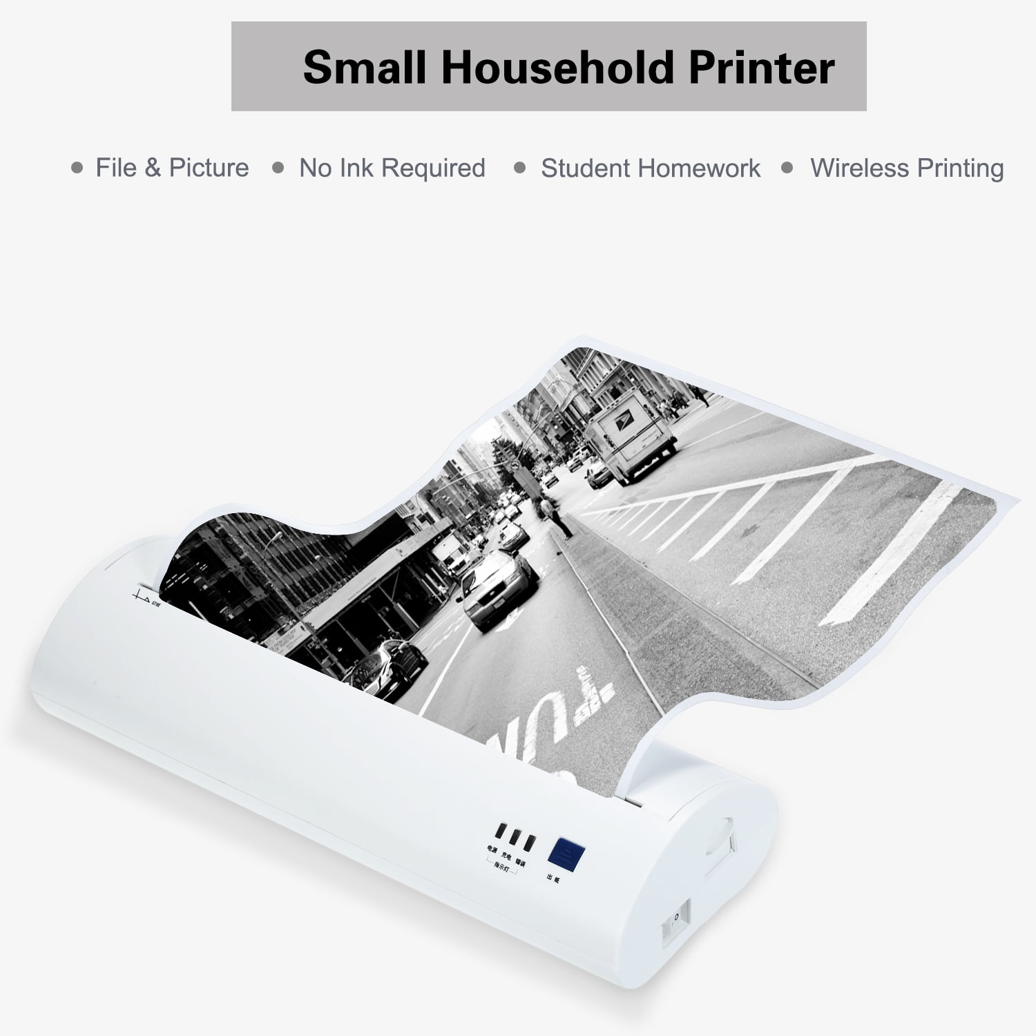 Printer Thermal Printer & Thermal Printing Paper Mini Mobile Photo