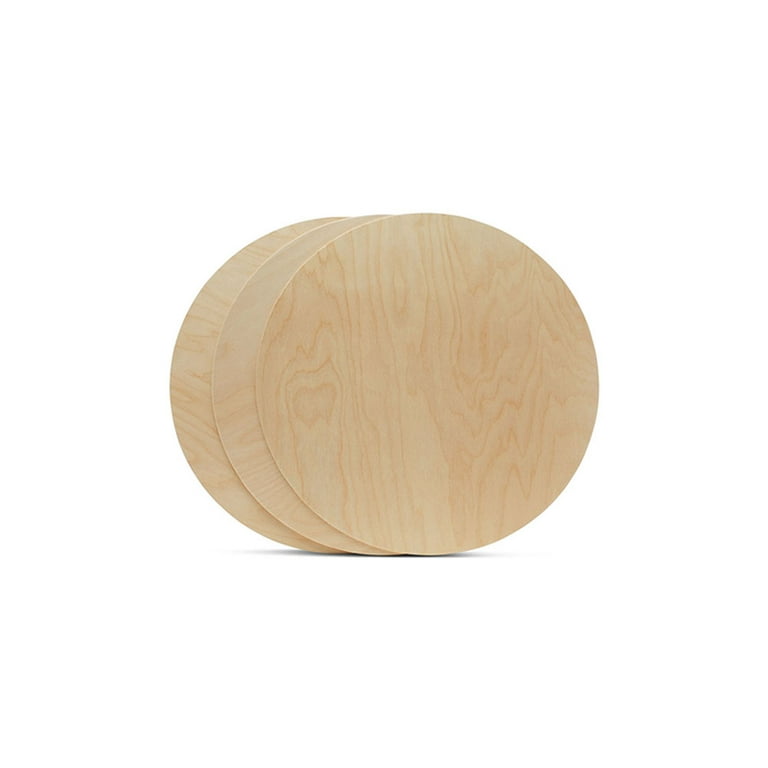 Wood Discs for Crafts, 5 x 1/16 inch, Pack of 500 Unfinished Wood Circles, by Woodpeckers