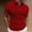 A01-Red, variant on Polo Short Sleeve Shirts for Men Lapel Mens Clothes Regular Casual Solid Color Pull-On Shirts,Red M