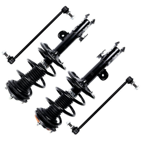 CCIYU Complete Suspension Kit Fits 2006 2007 2008 2009 2010 2011 2012 for Toyota RAV4 Includes Front Strut Spring Assembly Stabilizer Bar Link