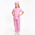 thumbnail image 4 of Vet Dress-Up Set Nurse Doctor Role Play Outfit with Stethoscope Accessories Halloween Party 5-10Y, 4 of 8