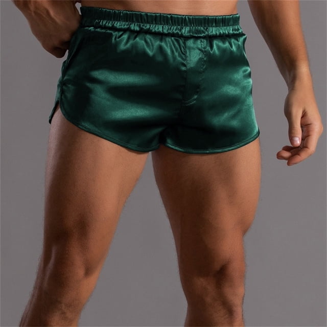 Pijama corto informal de color liso para hombre