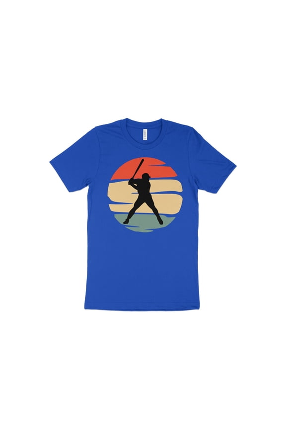 Retro Vintage Sunset Baseball Lover Gift Present Women Men T-Shirt Baseball Mom Tee Shirt Mother Father Dad Sport Fan Birthday Gift T-Shirt