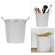 thumbnail image 5 of Cubo multifuncional para glaseado, patatas fritas y brochas de maquillaje con asas, color óxido Blanco, 5 of 9