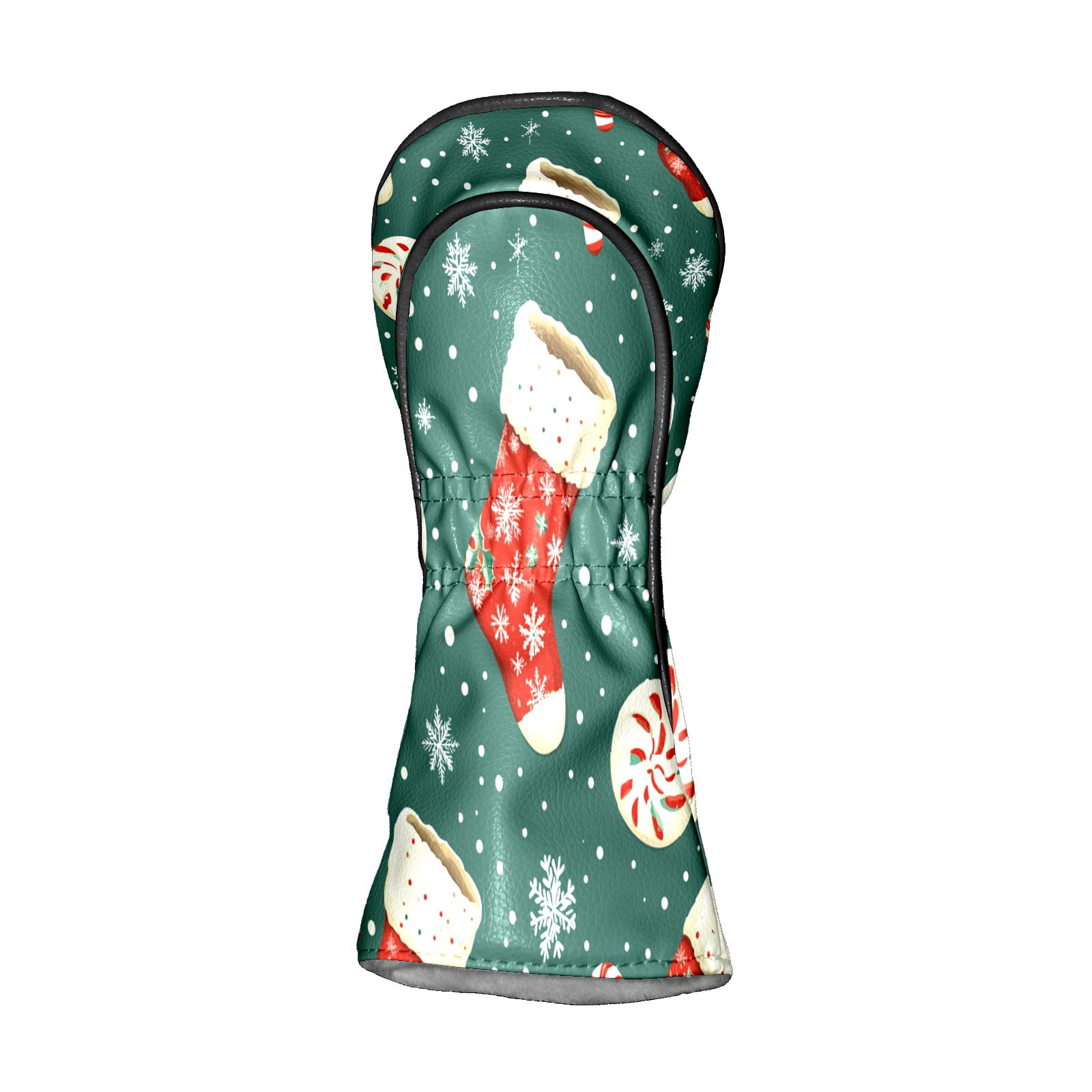 Golf Club Covers PU Leather Waterproof Head Covers for Fairway Woods Hybrids Christmas Stockings