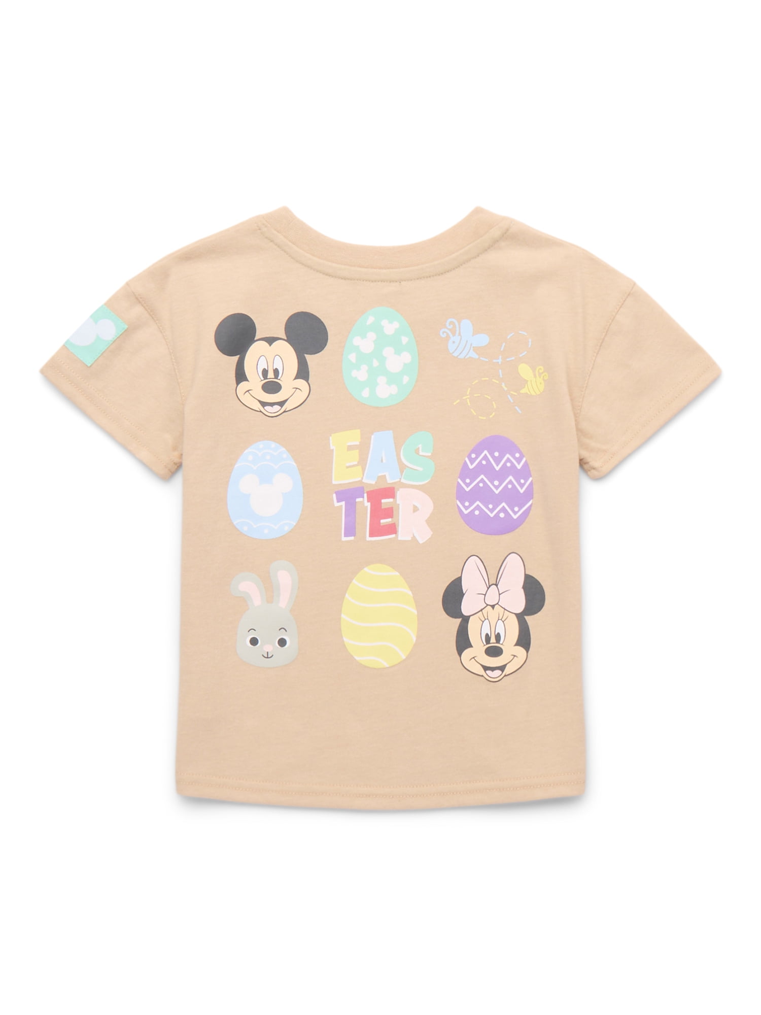 Mickey Mouse Toddler Easter Graphic Print Tee and Shorts Set, 2-Piece, Sizes 12 Months-5T