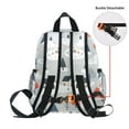 thumbnail image 5 of FORMRS School Backpack with Front Zippered Pocket 12" Student Travel Daypack, Cartoon Blue Houses, 5 of 6