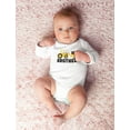 thumbnail image 2 of Little Brother Tractor Loving Boys Baby Long Sleeve Bodysuit 12M White, 2 of 6