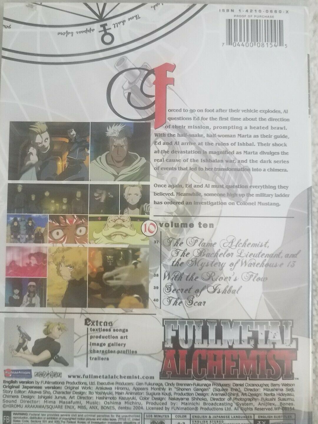 Fullmetal Alchemist, Volume 10: Journey To Ishbal (Episodes 37-40) [DVD] [DVD] - image 2 of 5