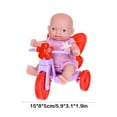 thumbnail image 3 of KOYPTL 6 Inch Mini Reborn Baby Doll Toy Set For Toddlers 1-3,Newborn Dolls Collection Includes Baby Doll And Cart,Play House Simulation Dolls Christmas Birthday Gift For Kids Boys Girls 3 4 5+, 3 of 6