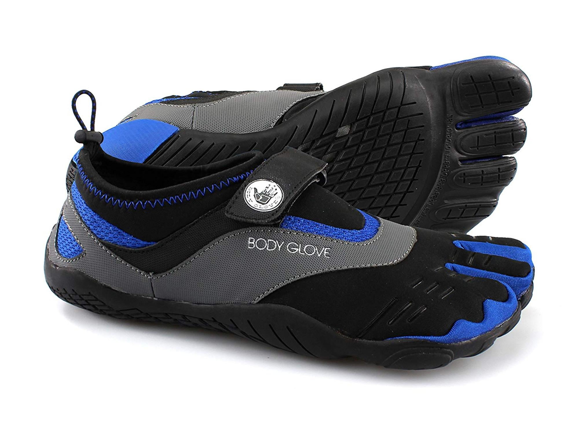 Body Glove 3T BareFoot Hero Mens Water Sports Scuba Snorkel Shoes Black Blue 