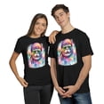 thumbnail image 4 of Hippie Scottish Fold Portrait Watercolor Tie-Dye Vintage Styles Shirt T-shirt Unisex Merch Cat Lover Kitten Owner Gifts - 00014, 4 of 6
