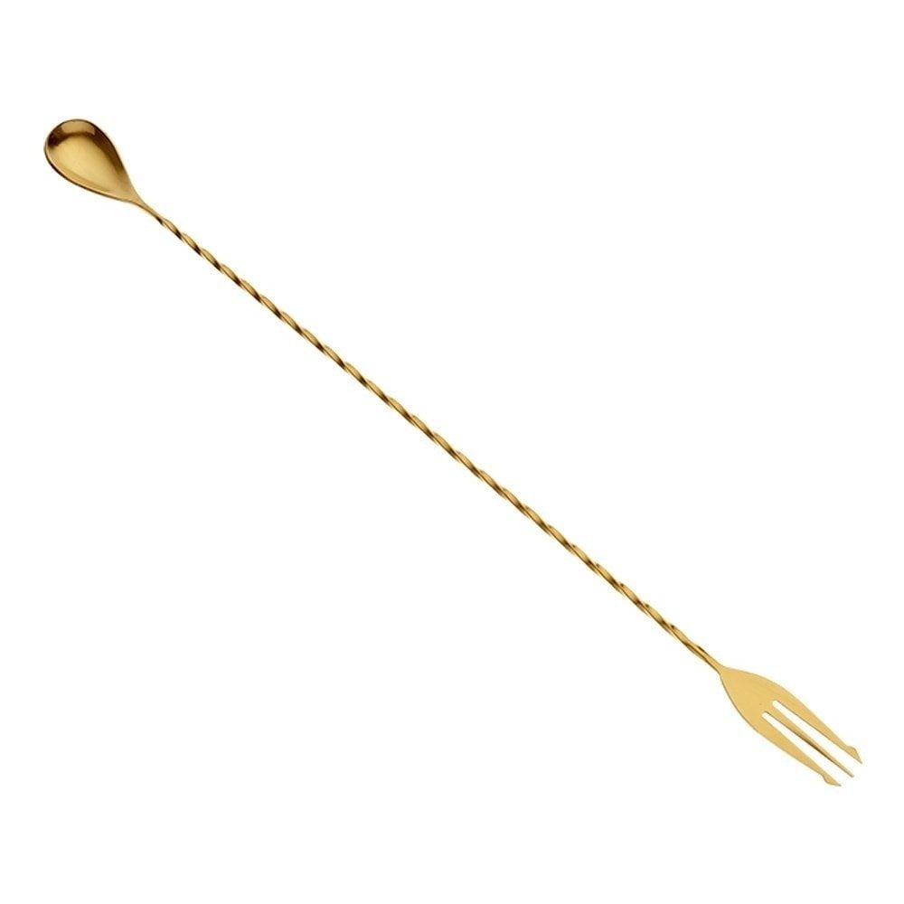Mercer Barfly 19.6" Classic Bar SpoonGold Plated 