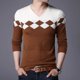 thumbnail image 2 of Sudaderas Slim Fit Tight Tendencias de moda 2024 Hombre Jerseys Capa base Camiseta para hombres Citas Diseñador Casual Venta Ropa Tee, 2 of 4