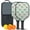 Pioneer Flower Floral, variant on Pickleball Paddles Set,Pioneer Flower Floral Print Pattern Fiberglass Surface Pickleball Racket Set with 2 Indoor Outdoor Pickleball Balls and Pickleball Bag,Pickle-ball Equipment