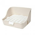 thumbnail image 1 of Rabbit Litter Box Detachable Bedpan for Chinchillas Pet Accessories Rabbit White, 1 of 9