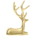 thumbnail image 4 of ColoMX 1pc cobre ciervos ornamento cobre alk estatua sika ciervo forma artesanía regalo, 4 of 8
