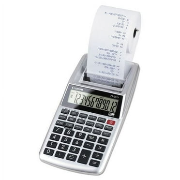 Canon P1-DHV 12-Digit Palm Printing Calculator, Purple Print, 2 Lines/Sec, Each