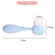 thumbnail image 2 of Cepillo de lavado facial de doble cara con mango redondo Instrumento para limpiar el rostro Cepillo para limpiar el rostro Cabello suave Cepillo de lavado facial de silicona limpio, 2 of 6