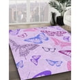 thumbnail image 2 of Ahgly Company Indoor Rectangle Patterned Tyrian Purple Area Rugs, 8' x 10', 2 of 6