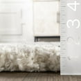 thumbnail image 3 of nuLOOM Sidonie Abstract Clouds Shag Area Rug, 5' x 7' 7", Light Gray, 3 of 9