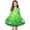 Green, variant on Kids St Patricks Day Dress Girls Green Yellow Long Sleeve Party Outfit with Clovers & Leprechaun Hats Sizes 4-14,Size 13-14 T