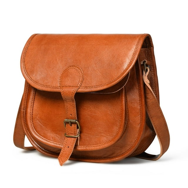 Sharo Sac d'Épaule en Cuir Classique pour Femme Style Western