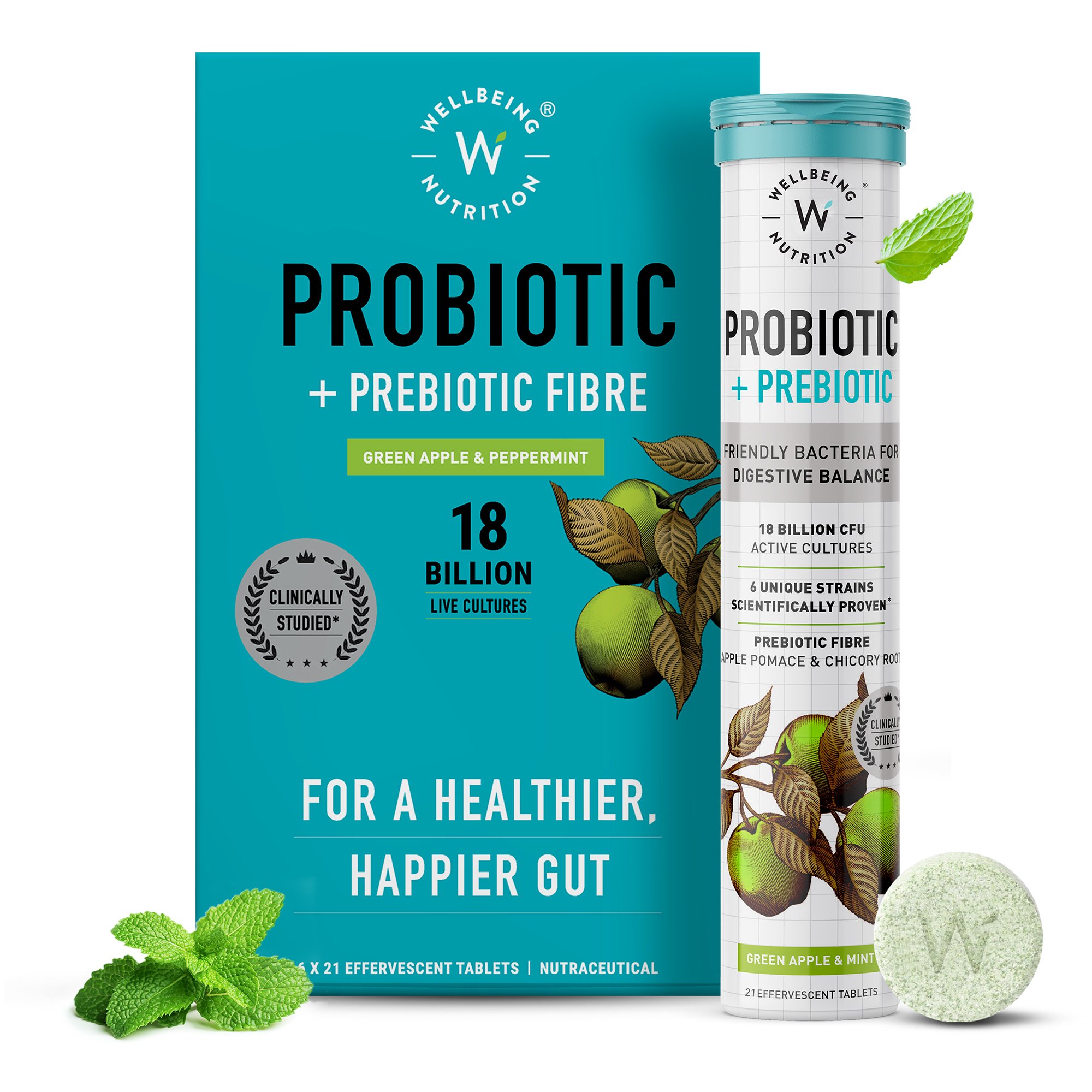 Prebiotic / Probiotic Dietary Supplement Wellbeing Nutrition 21 per